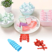 Ice Candy Maker Set – 6 Pc Reusable Kulfi & Popsicle Mould with Tray and Sticks