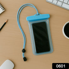 Waterproof Mobile Pouch (6.2 inch , Random Colour)
