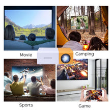 Mini Portable Movie Projector, LCD Screen with 24-60 in Display, Super Heat Dissipation