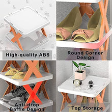4 LAYER SHOES STAND, SHOE TOWER RACK SUIT FOR SMALL SPACES, CLOSET, SMALL ENTRYWAY, EASY ASSEMBLY AND STABLE IN STRUCTURE, CORNER STORAGE CABINET FOR SAVING SPACE - RiseZMart