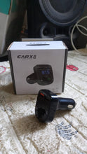CAR-X8 Bluetooth FM Transmitter Kit with Dual USB Fast Charger