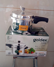 Aluminium Classic Goldex Pressure Cookers With Outer Lid (7.5 Litres / 5-Year warranty,  ISI Number :- 2347, BIS Number :- CM/L -7600164310